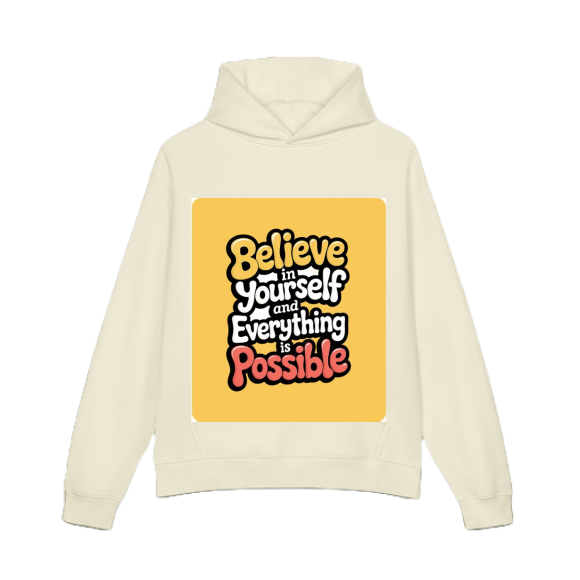 Simple White Hoodie