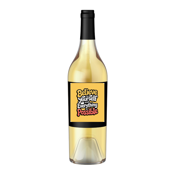 Beast Buddies Framed Wine Bottle