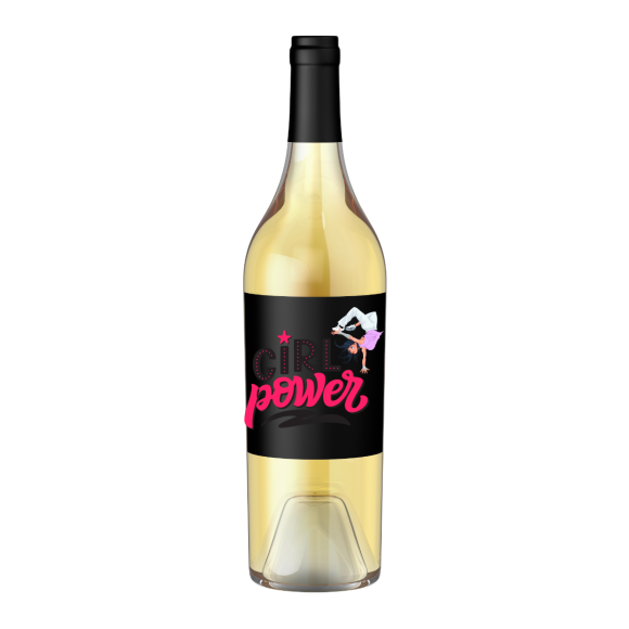 Beast Buddies Framed Wine Bottle